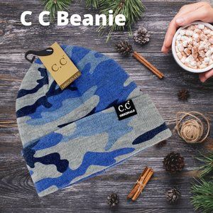 Unisex Camouflage Short Beanie